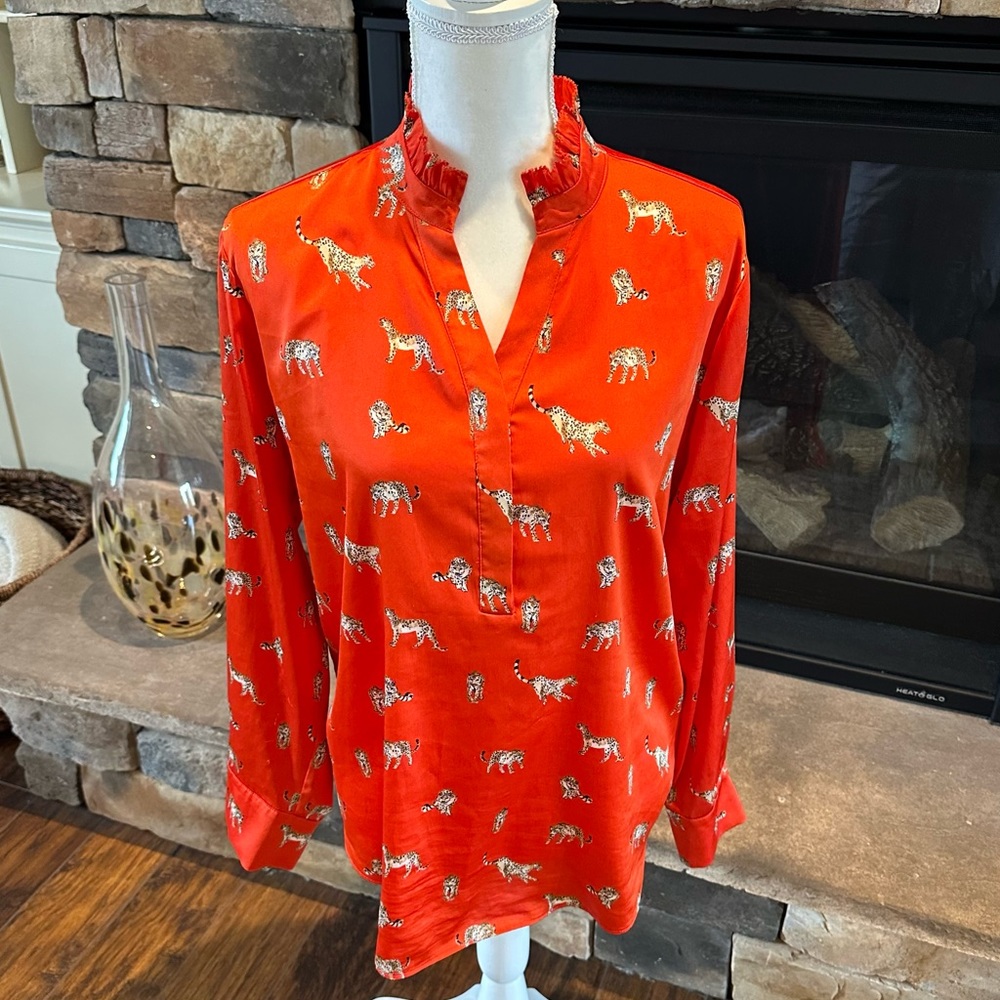 Chico’s Cheetah Print Blouse